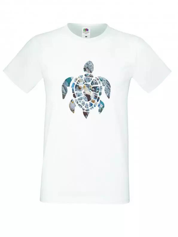 Mens Ocean Plastics Turtles Recycle Ban Life Environment Unisex White 100% Cotton T-shirt Mens Tees Top 4XL