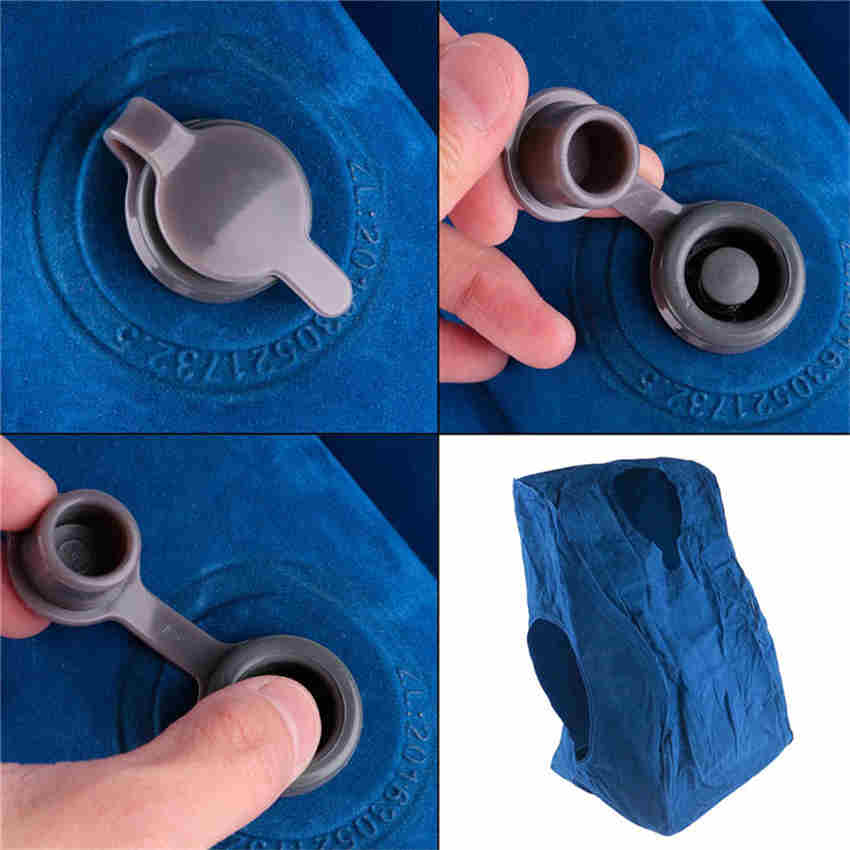 Portable Inflatable Travel Sleeping Cushion Neck Pillow Uisex Outdoor Sleeping Foldable Neck Pillow
