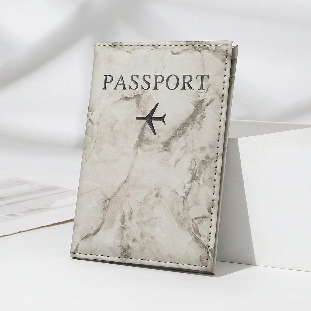 PU Leather Passport Holder Wallet Card holder Stylish plane travel accessory for women or men on flight travel cmc