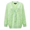 Women's V-Neck Letter Jacquard Cardigan