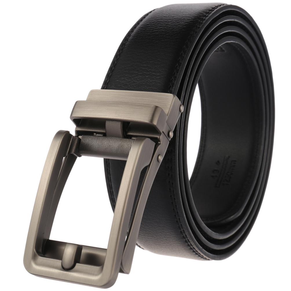 Men's Leather Automatic Buckle Business Belt LY36-32315-1