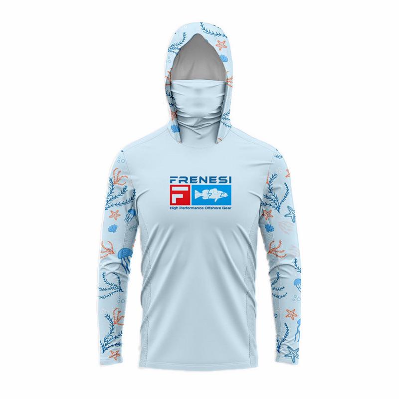 Men's and Women's Hooded Fishing Sun Protection Shirt - UV Resistant, Milk Silk, Loose Fit