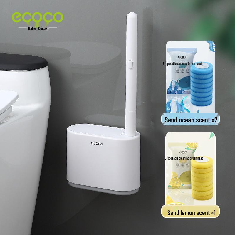 Wall-Mounted Disposable Toilet Brush - 2023 Enhanced Cleaning Tool for Complete Bathroom Hygiene