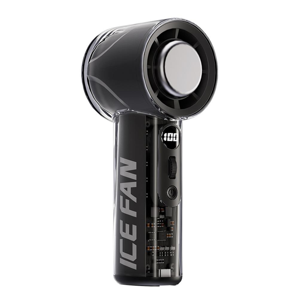 

USB Rechargeable Portable Air Conditioner 3000mAh Battery Cooling Fan For Outdoor and Travel чорний