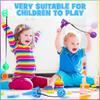 Throw and Catch Ball Set Kids Ball and Cup Hand Eye Coordination Catch Ball with String Outdoor Party Game for Lawn Yard Beach