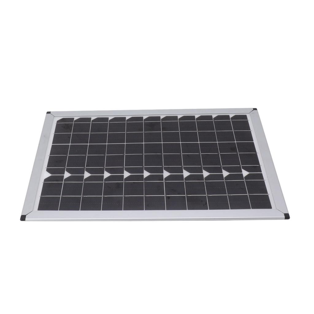 Solar Panel 100W 18V Monocrystalline Silicon 15.7in Long 10.8in Wide Portable Solar Panel Charger