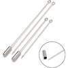 Metal Brooch Stick Pins with Stopper Ends Safety Copper Long Needle Eye Pins for Men Women Suit Tie Hat Scarf DIY Jewelry Accessories, Silver 20pcs