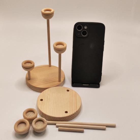 1 Set Wooden Baseball Display Stand 3 Balls Show Holder Multifunction Tennis Golf Sports Balls Base Desktop Rack Baseball Enthusiast Gift