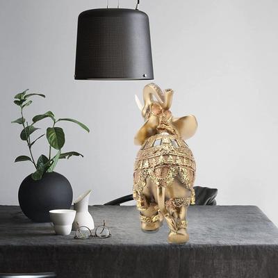 Statue Éléphant de la Richesse Porte-Bonheur Décorations de Maison Feng Shui pour Salon Figurines d'Éléphants Objets de Collection Vintage Décor Cadeau