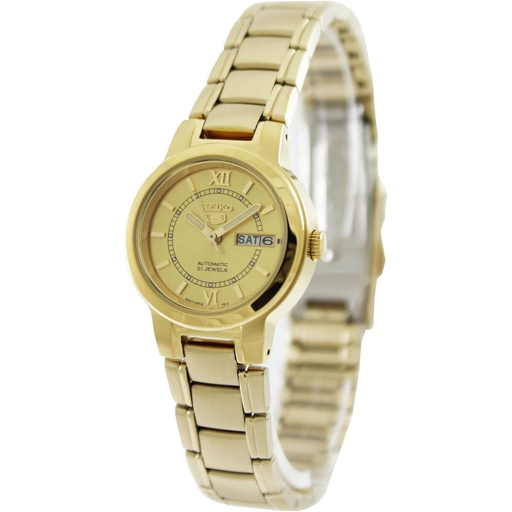 Женские наручные часы Seiko 5 Automatic SYME58K1 Нержавеющая сталь Водонепроницаемые Элегантный дизайн
