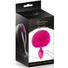 Plug Anal - Sweet Caress - Fushia - Silicone - Fourrure synthétique - 120mm de longueur
