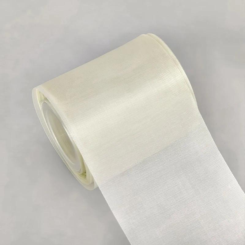 2Roll Windth 8mm Crystal Yarn Ribbon Handmade DIY Hair Accessory Bow Hair Wedding Decoration Crafts Clothing Auxiliary Materials 2Roll-50Yard