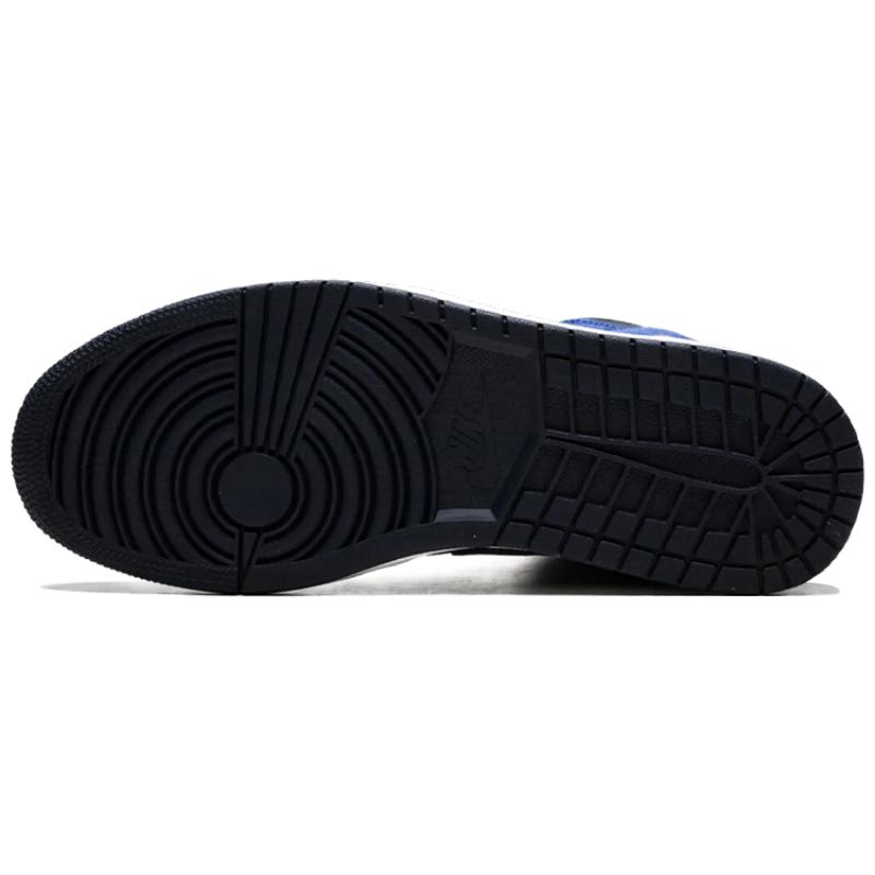 Jordan 1 Mid Obsidian Game Royal Jordan 554724-412