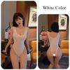 Sexy Transparent Mesh Lace Bodysuits Backless Deep V Suspenders Sleeveless Bodysuits Charming Thin Casual Smooth Nightclub