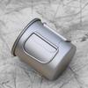 375ml Ultralight Titanium Cup Outdoor Portable Camping Picnic Water Tea Cup Coffee Mug with Lid and Foldable Handles
