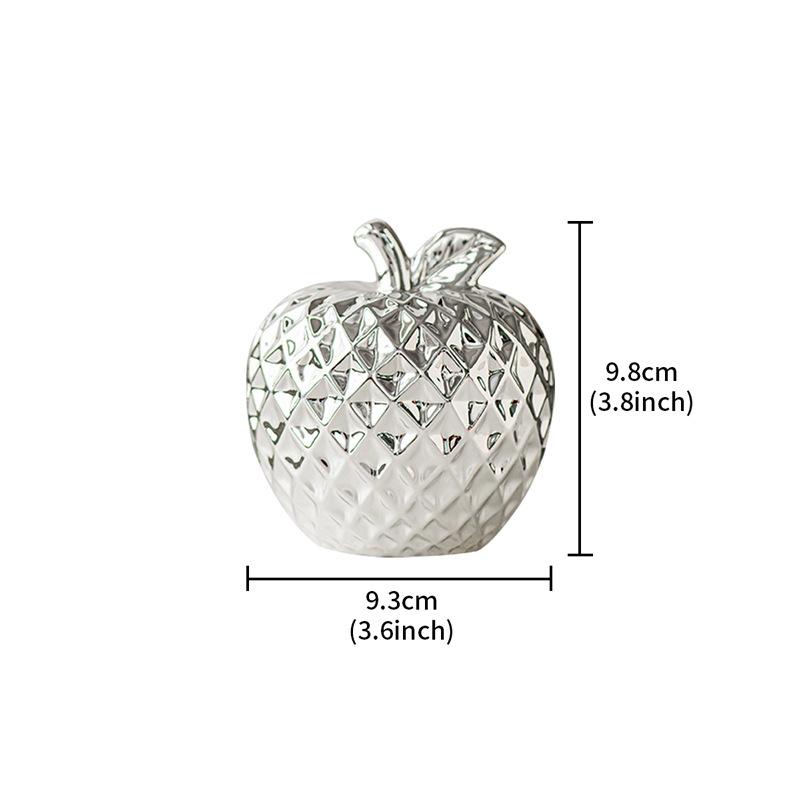 Minimalist Simple Desktop Ornament Apple Ceramic Statue Collection Centerpiece Fireplace Desk Cabinet Figurin Decoration Crafts