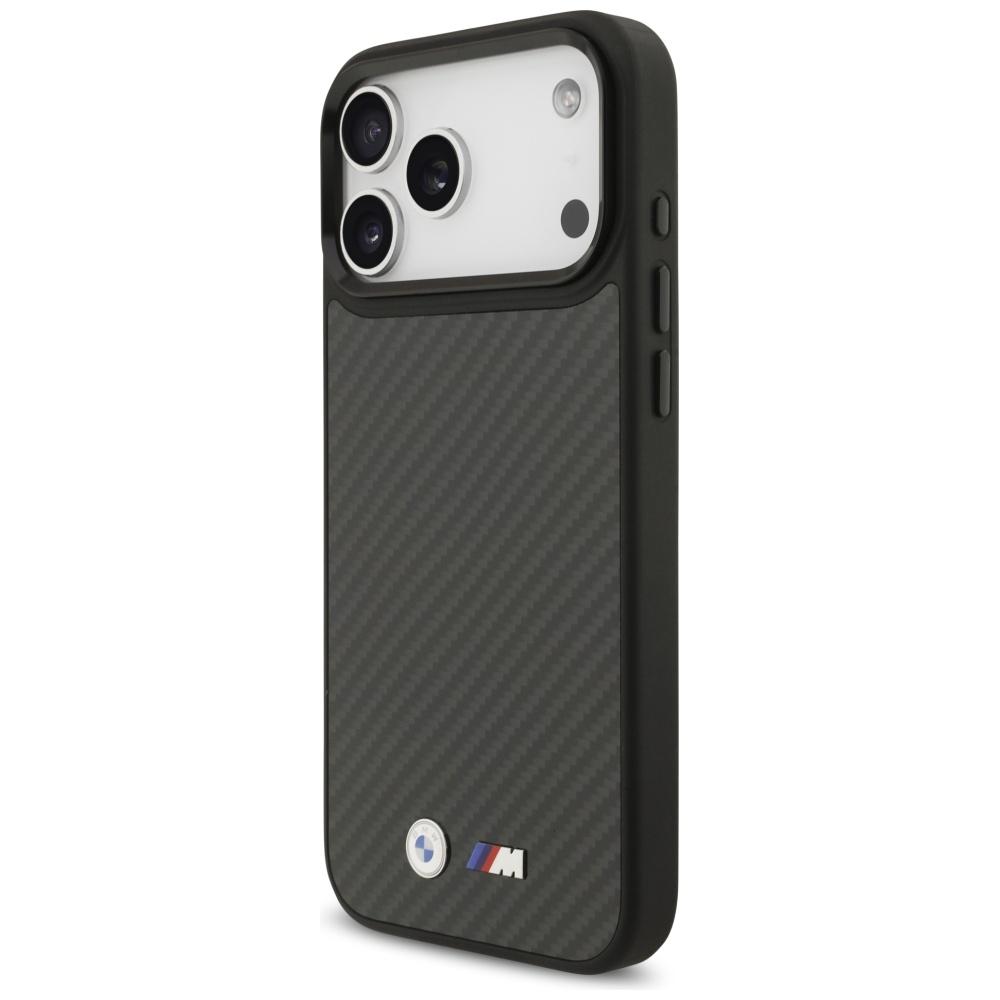 BMW M Kevlar Matt MagSafe Hülle für iPhone 17 Pro Max Schwarz