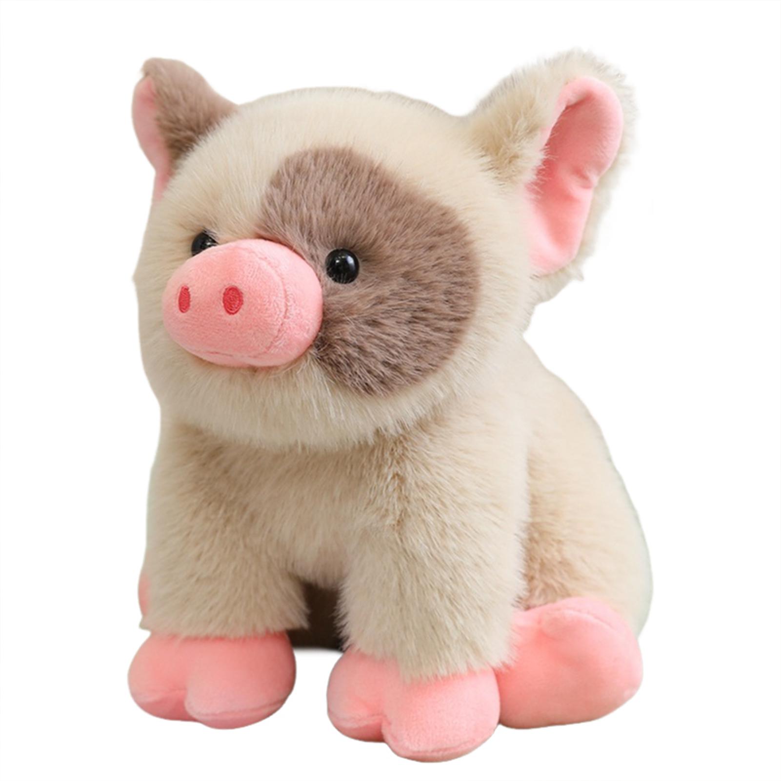 

20cm Pig Cuddly Toy Premium PP Cotton Skin-Friendly. For Kids Girls 20cm бежевий