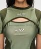 ADSB ANDERSSON BELL (Essential Cutout Racing T-Shirt Atb1097W(Khaki)