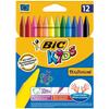 BIC Kids Plastidécor 12 Wachsmalstifte