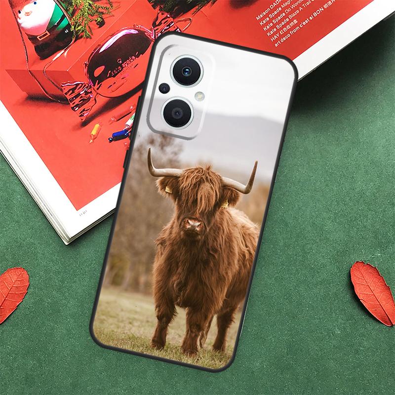 

Highland Cows Case For OPPO Reno 7 8 Lite 8T 10 11 12 13 Pro 12F 13F 14F OPPO Find X8 X6 X5 X9 Pro Cover OPPO Reno14 F