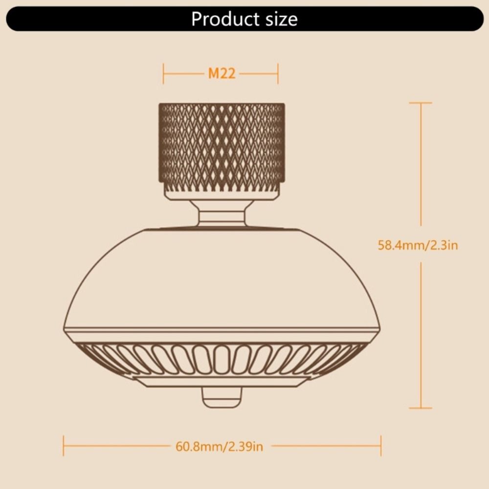 High Pressure Faucet Aerator Not Clogging Universal Fit Water Saving Aerator ABS Material Simple Nozzle ABS Aerator Kitchen Use