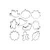 10-Piece Tool Set with Stainless Molds for Home Baking and Kitchen Use
