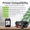 67 XXL Ink cartridges Black 67xl XL Black Ink Cartridge for Printer Envy 6055 6400 6000 6055e 6052 Pro 6455 6458 Deskjet 2755e 2755 2700 2752 Deskjet
