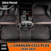 Car Floor Mats For Changan CS55 Plus     2024  Auto Foot Pads Automobile Carpet Cover Interior Accessories