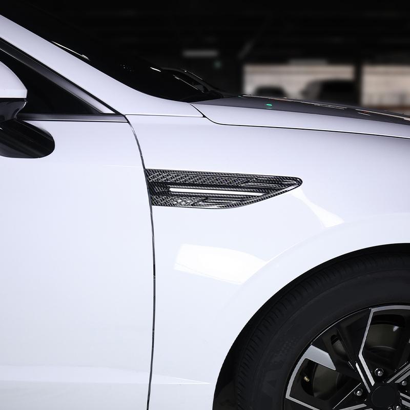 Auto Exterior Carbon Fiber Fender Side Vent Cover For Hyundai Sonata 2025 2026 Car Tuning Accessories