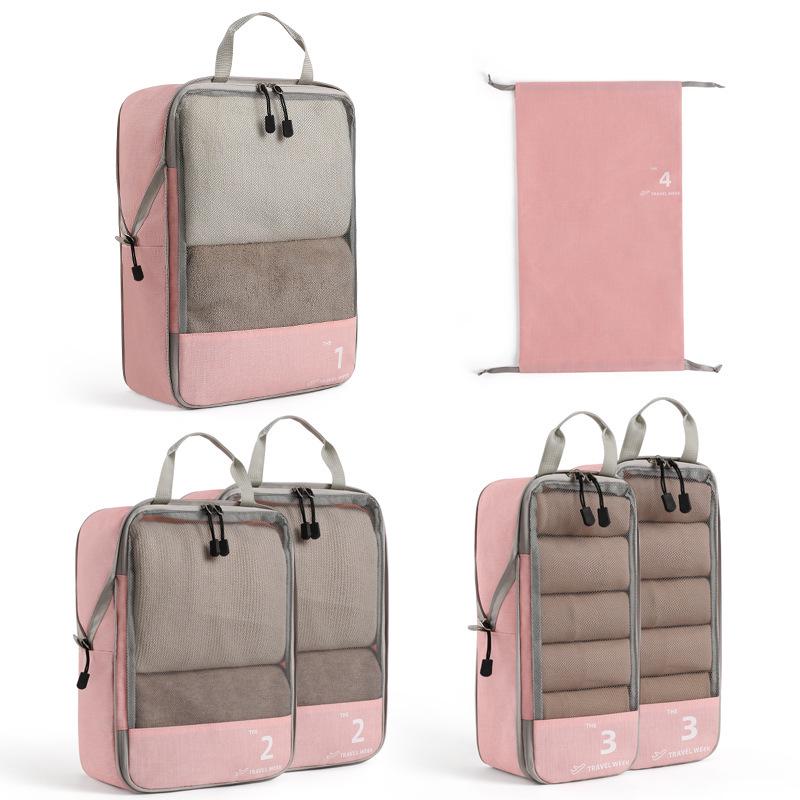 Reiseaufbewahrungsset: Koffer-Organizer-Taschen für Kleidung, Socken & Unterwäsche - Ideal für Geschäftsreisen