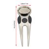 Golf Divot Tool Removable Mark Multifunctional Portable Zinc Alloy Divot Tool Reapiring Accessory