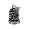 1pcs Motorcycle Bells For Men Skull Bell Key Chain For Motorcycle Weatherproof Motorbike Accessories Handmade Rider Key Chain