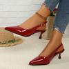 Sexy Pointed-toe High-heeled Sandals Fashionable New Style Shallow-toe Elegant Large Size Women's Party Shoes Summer