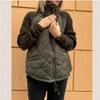 Winter Fashion Cardigan Zipper Long Sleeved Stand Up Collar Women's Coat