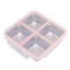 304 Stainless Steel Lunch Box 4 Compartment Divided Food Storage Container Leakproof Reusable Snack Container Portion