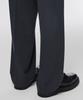 Musinsa Standard Narrow Belt One-Pleat Wide Slacks [Iron Gray]