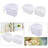 2 Pieces Bird Feeding Dish Cage Accessories, Easy To Install, Hanging Bowl Parrot
