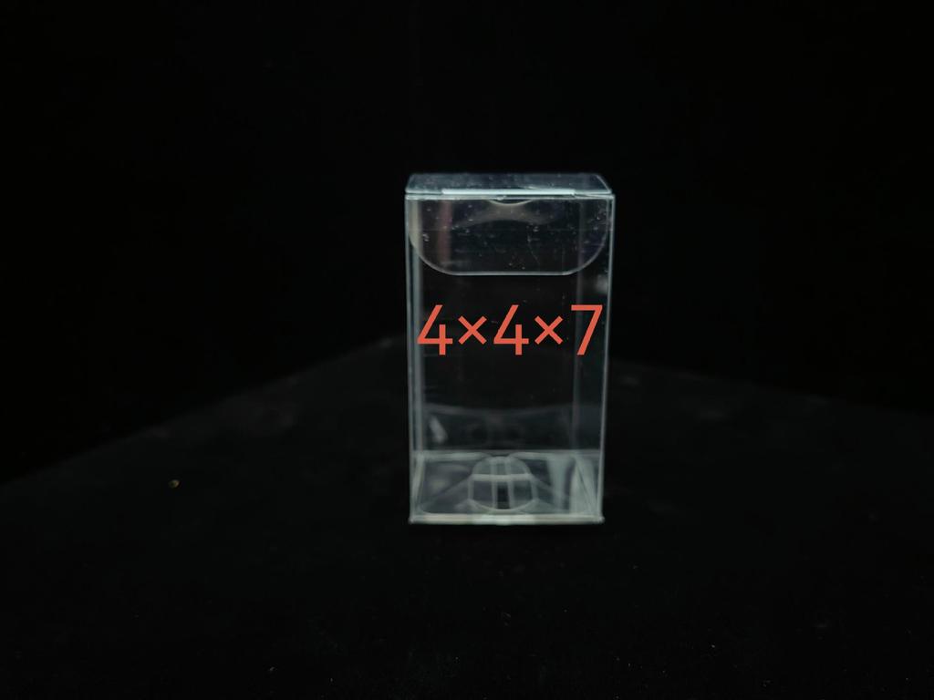 Universal PET/PVC Transparent Folding Storage Box for Daily Necessities with Logo Printing Option