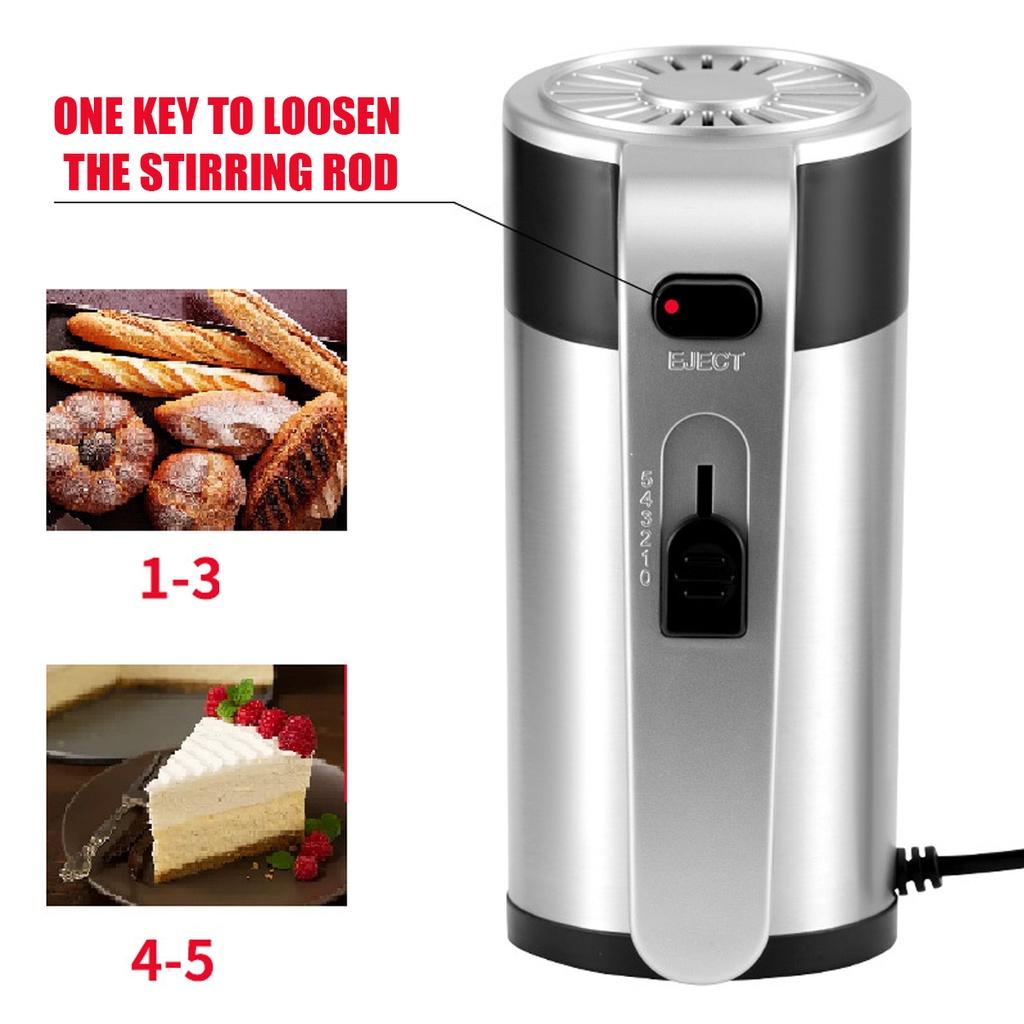 1000W 5 Speed Stand Mixer Stainless Steel Bowl Mixing Baking Kitchen Cooking Hand Blender 4L