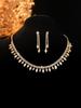 Elegant Bride Jewelry Set: European & American Necklace & Earrings for Evening Gowns
