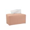 Tissue Box Cover Refined Pu Leather Foldable Tissue Box Holder - Decorative Holder/Organizer For Bathroom Vanity Countertop