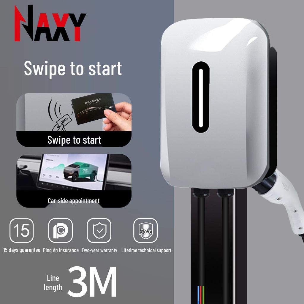7kW AC Universal Charging Station: 32A for NIO, Xiaomi, Xpeng, BYD, and Tesla