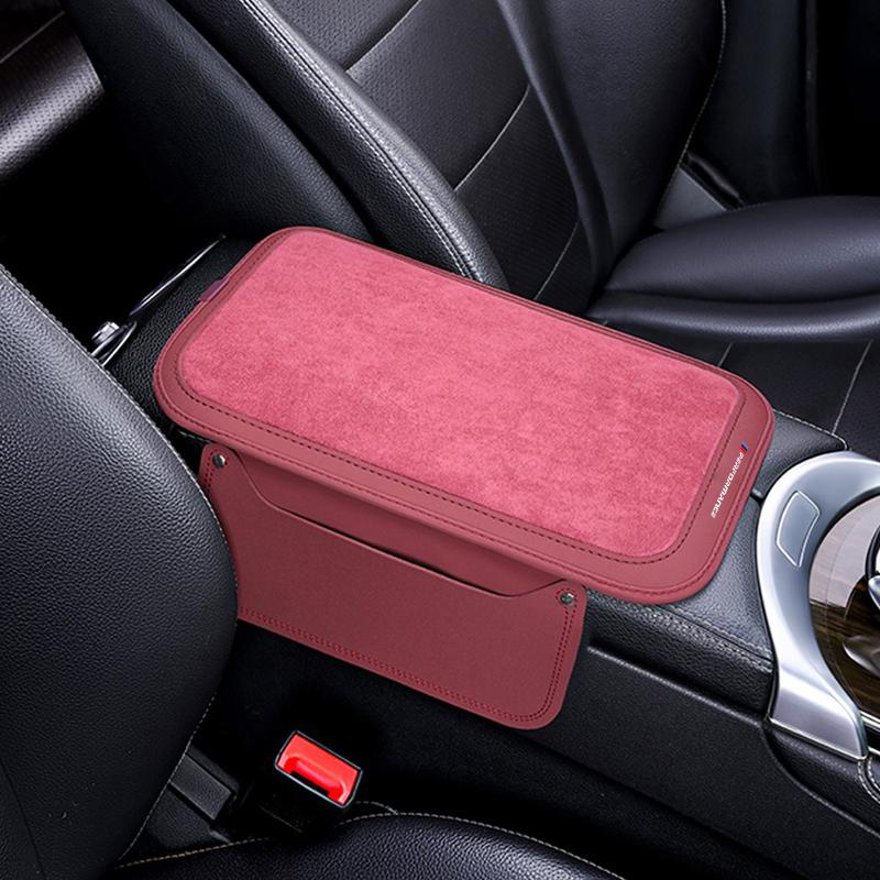 EFB26 Car Armrest Box Pad Leather Auto Armrest Mat Accessories For BMW Performance M F31 F34 F32 E52 E53 E60 E90 E91 E92 E93 F01 E46