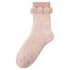 Chaussettes Femme Épaisses Chaudes Flanc Corail Mi-mollet Chaussettes de Sol Chaussettes en Fourrure