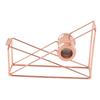Metal Adhesive Roll Holder Hollow Design Metal Tape Dispenser Modern Tape Dispenser  Home Use