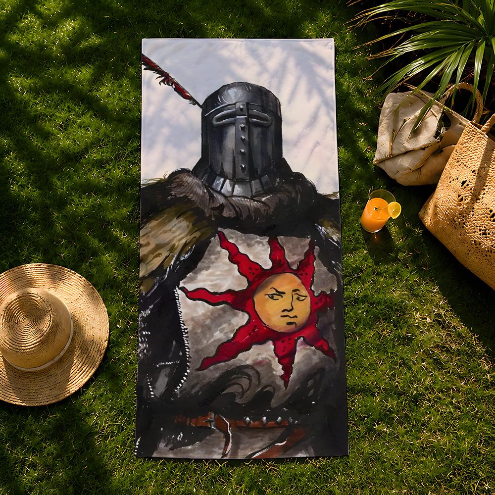 Game D-Dark S-Souls Towel Beach Towel, Quick Drying Absorbent Bath Towel For Swim,Gym,Camping,Outdoor Hot