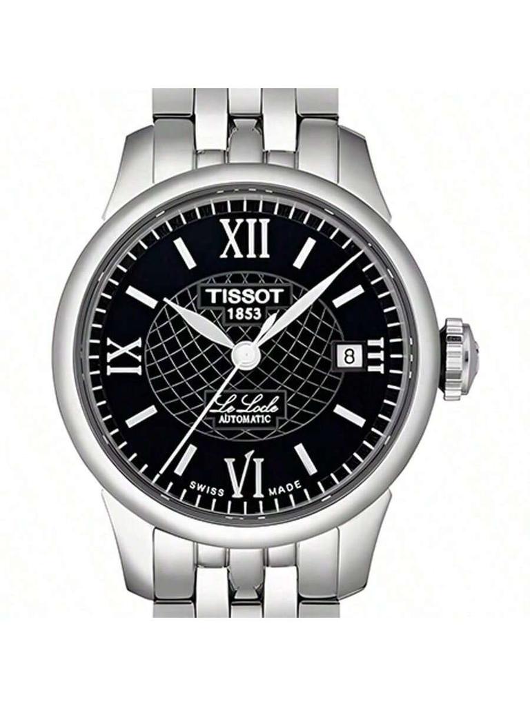 Tissot Women's Swiss Mechanical Watch - Black Face, Suitable for Business & Daily Use, Model T41.1.183.53