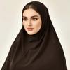 Plain Chiffon Chiffon Shawl Stretch Headband Hijab Cover Fashion Undercap Set  Ready To Wear