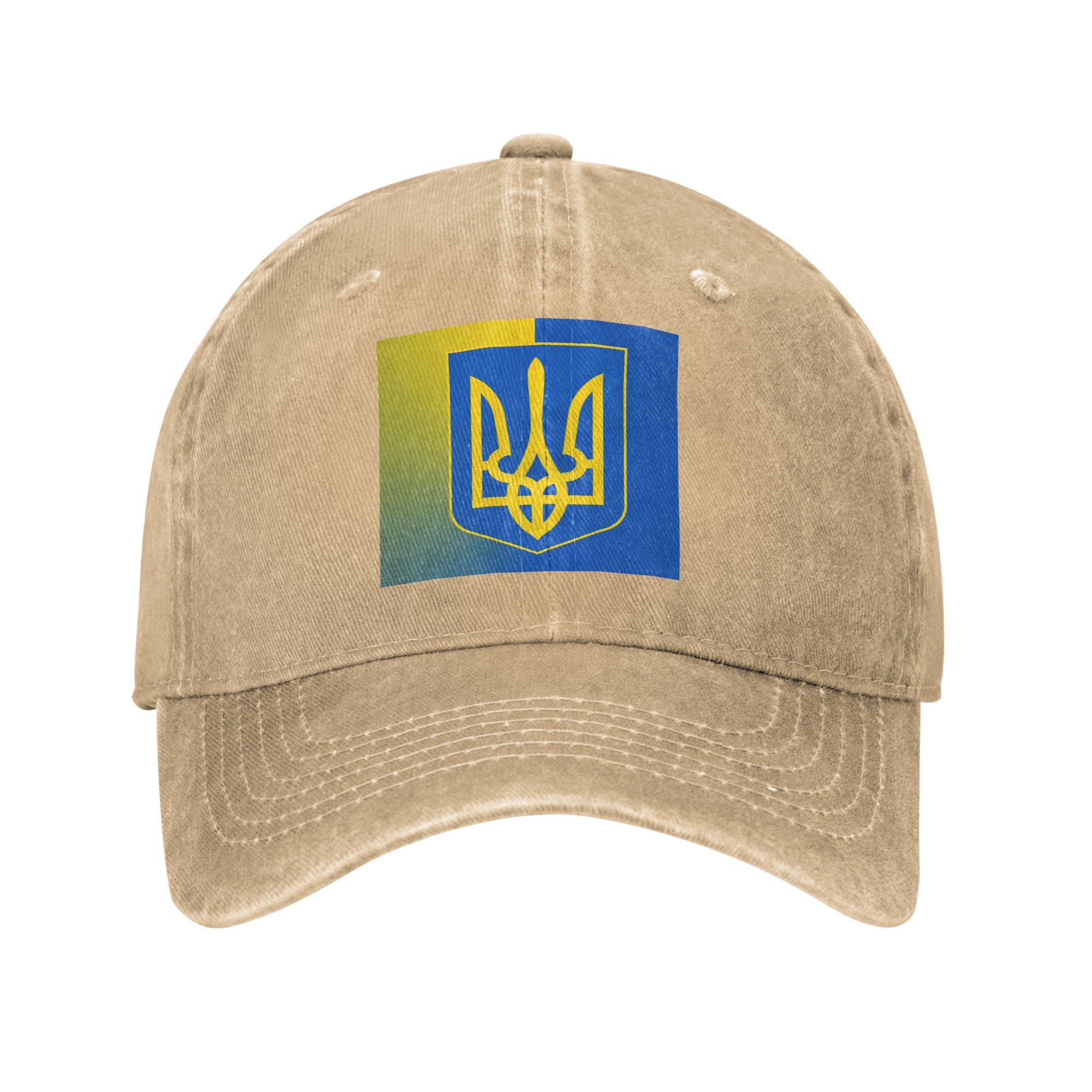 

Flag Of Ukraine Baseball Caps Snapback Denim Hats Outdoor Adjustable Casquette Sports Baseball Cowboy Hat for Unisex One Size